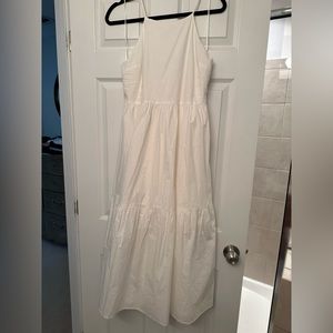 Maxi dress perfect for a bridal shower!